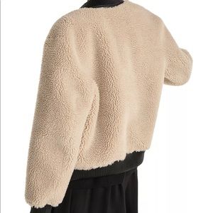 The Kooples Faux Fur Bomber Jacket brand new with tag size 0